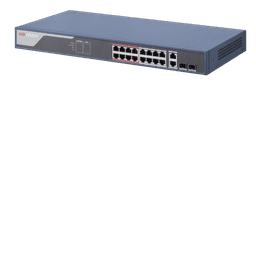 HIKVISION DS-3E1318P-SI 16FE POE Port (230W) 2GE/SFP POE Switch - Küçük Görsel 1