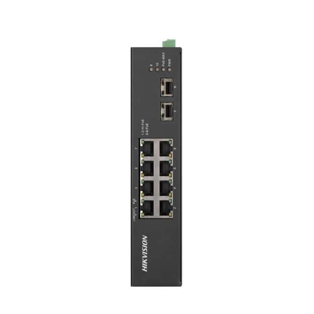HIKVISION DS-3T0510HP-E/HS 8GE POE Port (120w) , 2xRJ45 Switc