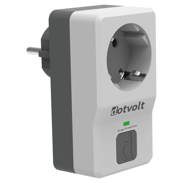DOTVOLT Surge Hunter 1'li Kablosuz 1050 Joule 16Ah Akım Korumalı Priz