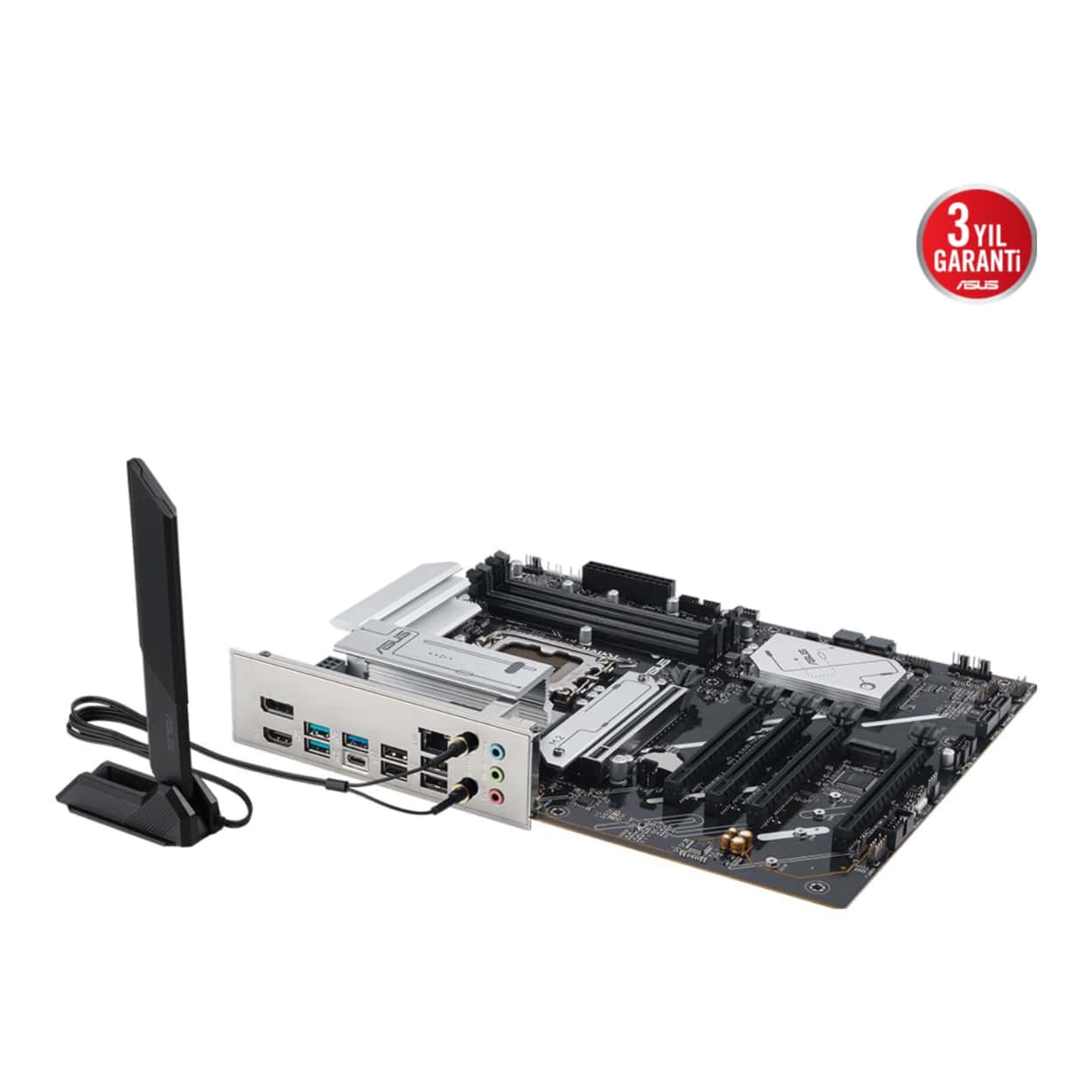 ASUS PRIME B860-PLUS WIFI LGA1851 DDR5 8200 WiFi 6E+BT AURA RGB 2.5Gbit LAN ATX - Görsel 6