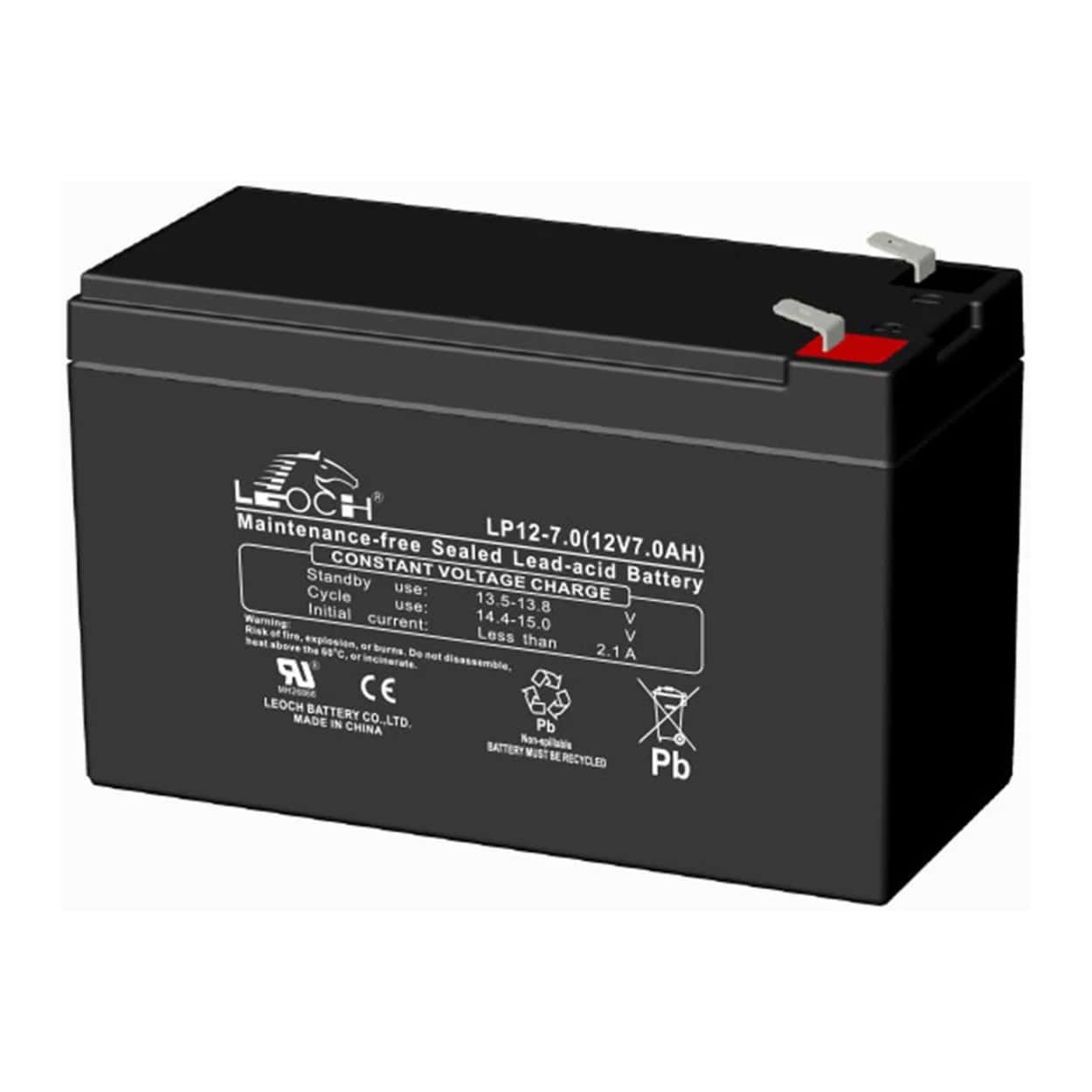 INFORM LEOCH 7AH 12V Kuru Tip UPS+Güvenlik Aküsü - Görsel 1