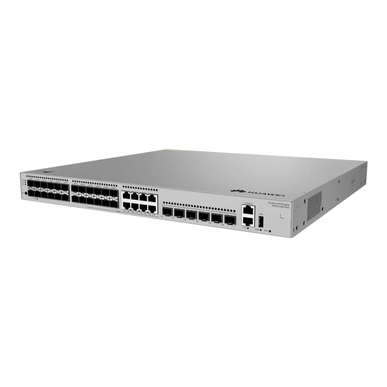 HUAWEI eKitEngine S530-24ST4XE 24x SFP (8x Combo), 4x10G SFP+, 2x 10G Stack L3 - Görsel 1