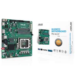 ASUS PRO H610T-CSM LGA1700 DDR5 5600 DP HDMI LVDS M2 USB3.2 Thin Mini ITX 7/24 - Küçük Görsel 2