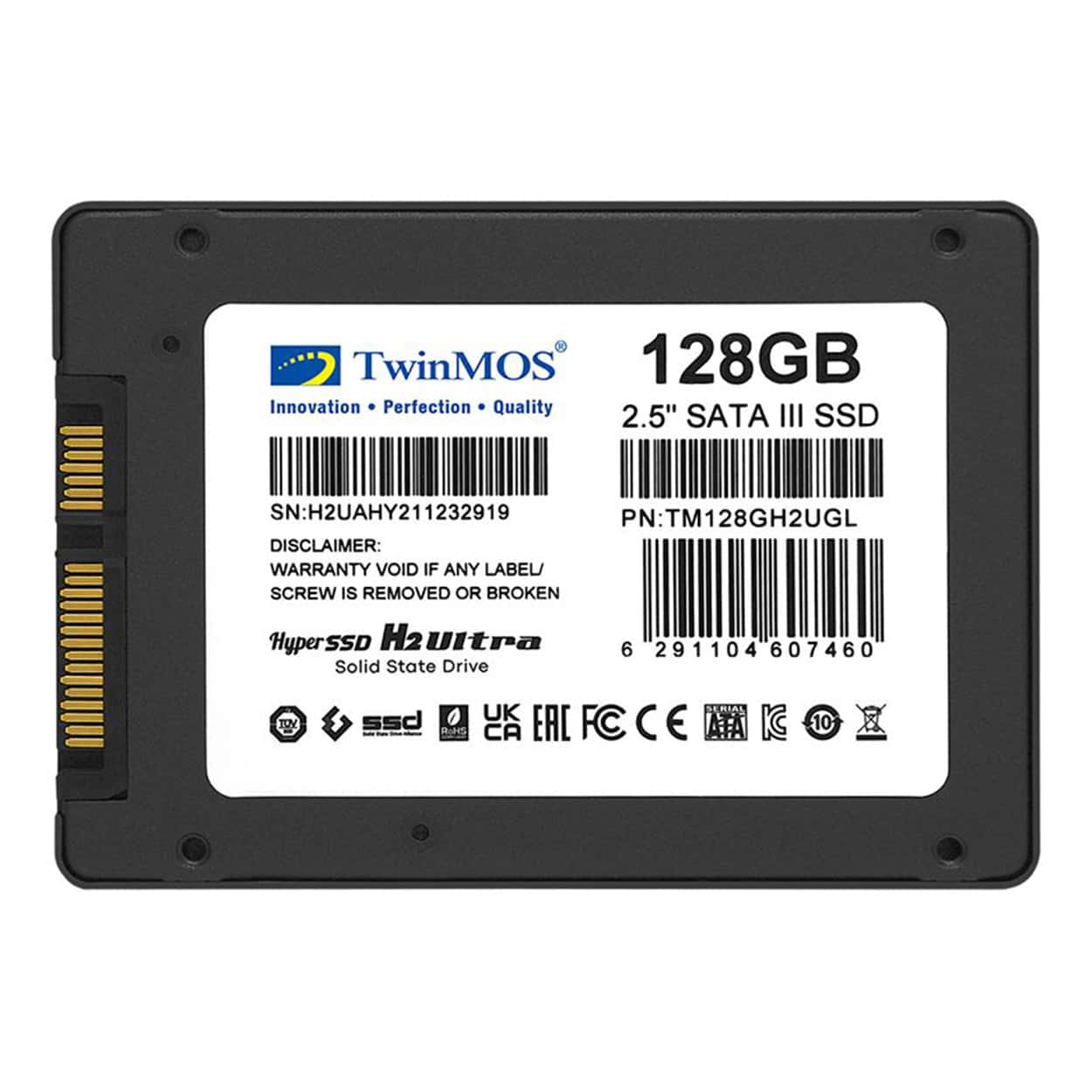 TwinMOS 128GB 2.5” SATA III SSD – 580MB/s Okuma, 550MB/s Yazma, TLC 3D NAND - Görsel 4