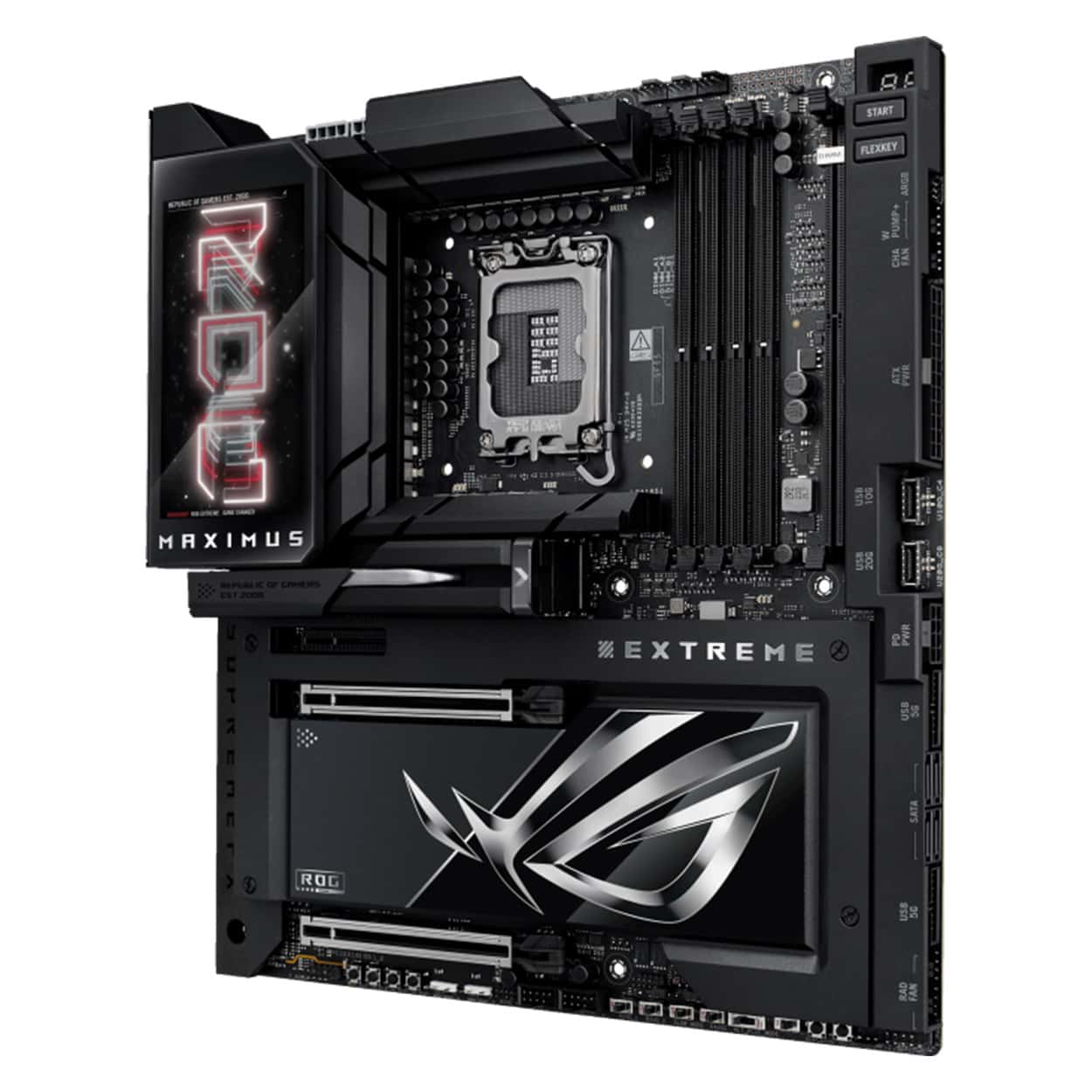 ASUS ROG MAXIMUS Z890 EXTREME LGA1851 DDR5 9200 2xThunderbolt 5  6xM2 WF7+BT ATX - Görsel 3