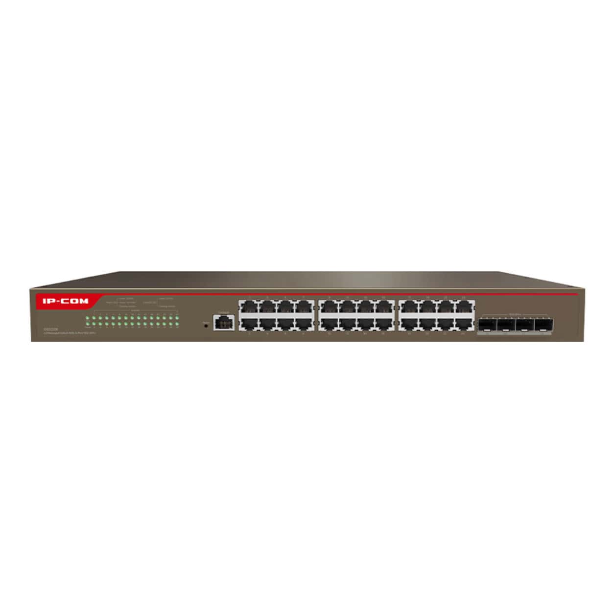 IP-COM G5328X 24GE Port, 4x10G SFP+ L3 Cloud Yönetilebilir Switch - Görsel 1