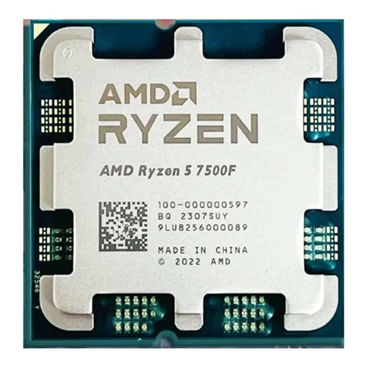 AMD Ryzen 5 7500F İşlemci 3.7GHz, 32MB Önbellek, AM5, Fansız Tray (R5-7500F) - Görsel 1