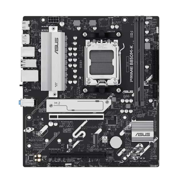 ASUS PRIME B850M-K AM5 DDR5 8200 DP HDMI 2xM2 USB3.2 AURA RGB 2.5Gbit LAN mATX