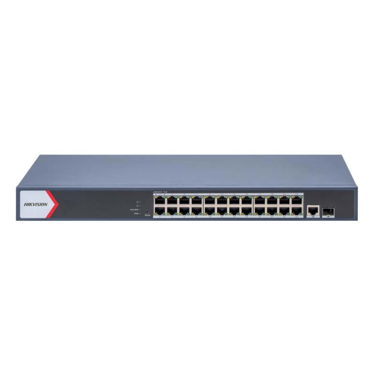 HIKVISION DS-3E1526P-EI 24GE POE Port (370w) 1GE/SFP L2 Switch - Görsel 1