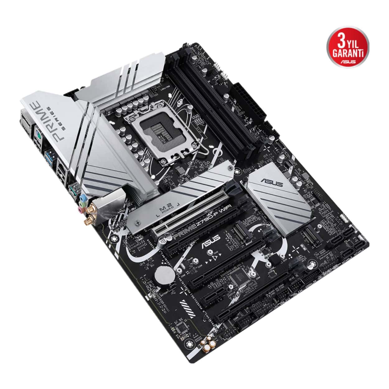 ASUS PRIME Z790-P WIFI LGA1700 DDR5 7200 DP HDMI 3xM2 USB3.2 AX WiFi+BT AURA ATX - Görsel 5