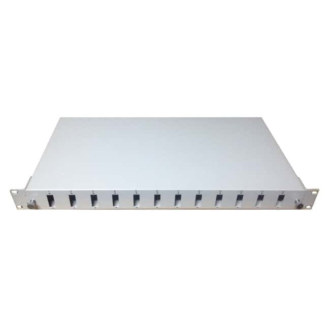 FİBER PANEL 1U 24 PORT KASETLİ SC-DX SİYAH