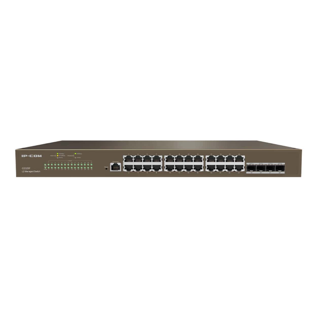 IP-COM G3328F 24GE Port, 4xSFP Cloud Yönetilebilir Switch - Görsel 2