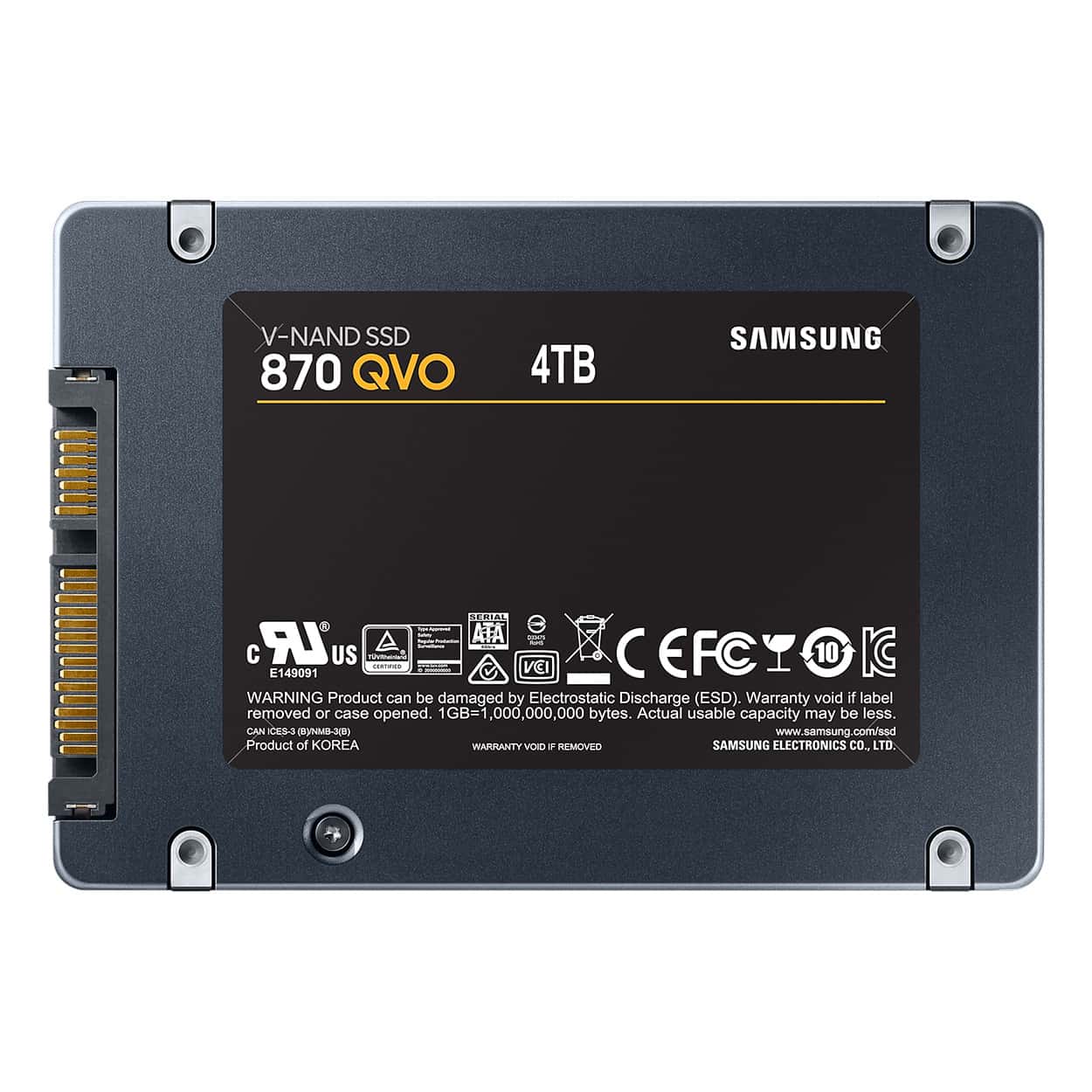 SAMSUNG 4TB 870 QVO SATA3-6  560/530MB/s SSD HDD - Görsel 5
