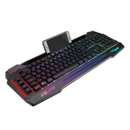 RAMPAGE KB-R63 STAGE 4 Makro Fonksiyon Sese Duyarlı Işıklı RGB Q USB Oyuncu Klav - Küçük Görsel 2