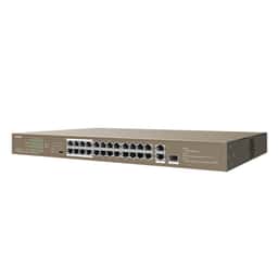 TENDA TEF1126P-24-250W 24FE PoE Port (250W), 1GE Uplink, 1xCombo SFP Switch - Küçük Görsel 1