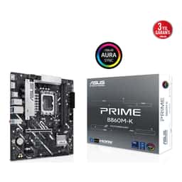 ASUS PRIME B860M-K Intel B860 LGA1851 DDR5 8800 Çift M2 AURA RGB 2.5Gbit LAN mAT - Küçük Görsel 1