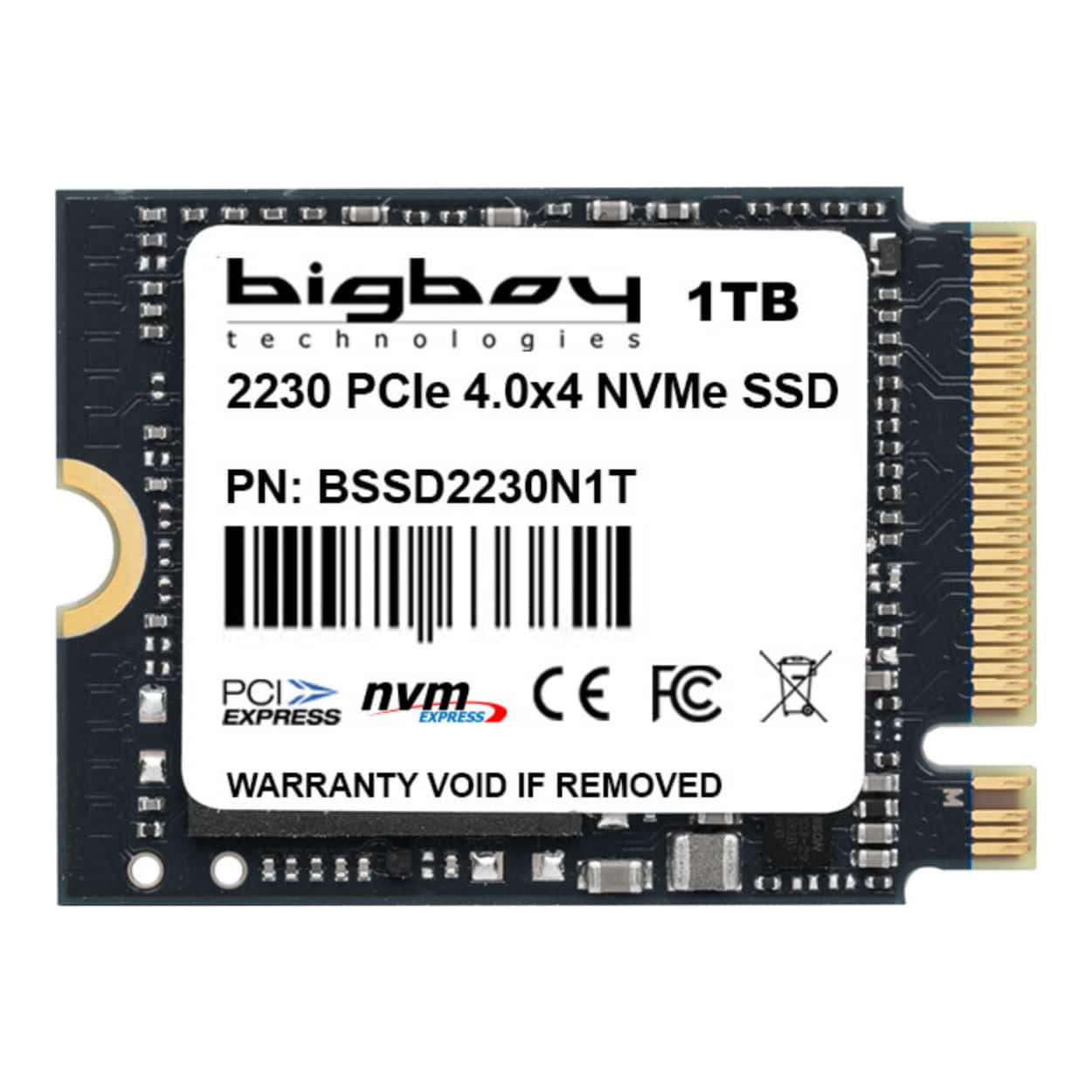 Bigboy 1TB 22x30mm PCIe 4.0 x4 M.2 NVMe Notebook SSD - Görsel 1