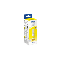 EPSON T06C44 (112) EcoTank Yellow Sarı Şişe Mürekkep 70 ml - Küçük Görsel 1