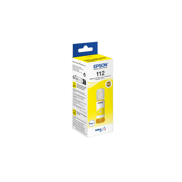 EPSON T06C44 (112) EcoTank Yellow Sarı Şişe Mürekkep 70 ml