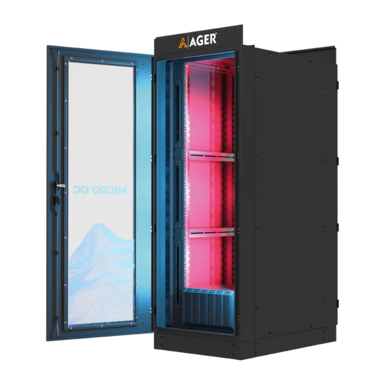 AGER MICRO DC 42U 600x1200 IP55 İÇ ORTAM  KABINET - Görsel 1