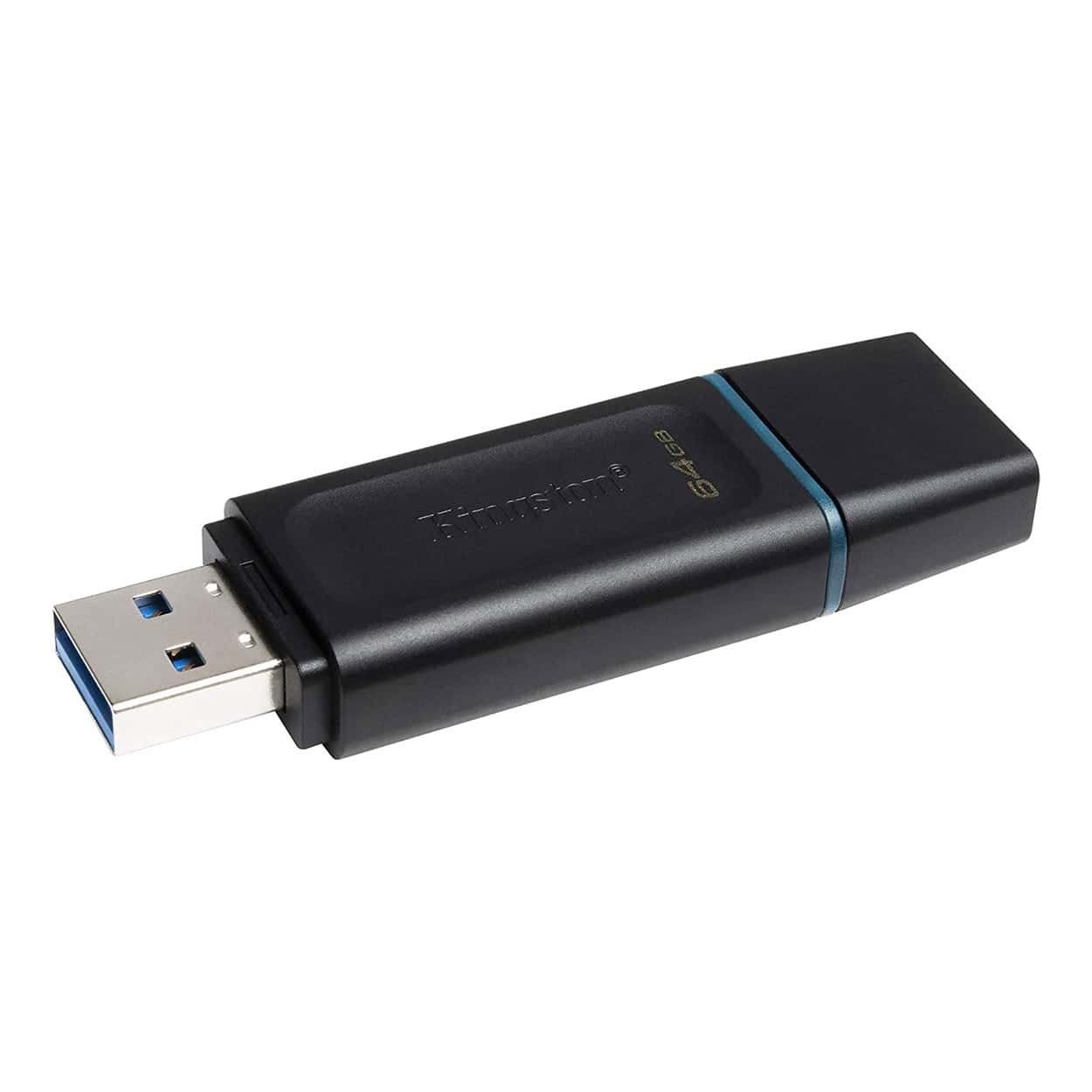 KINGSTON 64GB USB3.2 Gen 1 DataTraveler Exodia Siyah Turkuaz - Görsel 1
