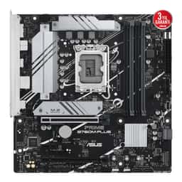 ASUS PRIME B760M-PLUS LGA1700 DDR5 7200 2x M2 USB3.2 AURA RGB 2.5Gbit LAN mATX - Küçük Görsel 2