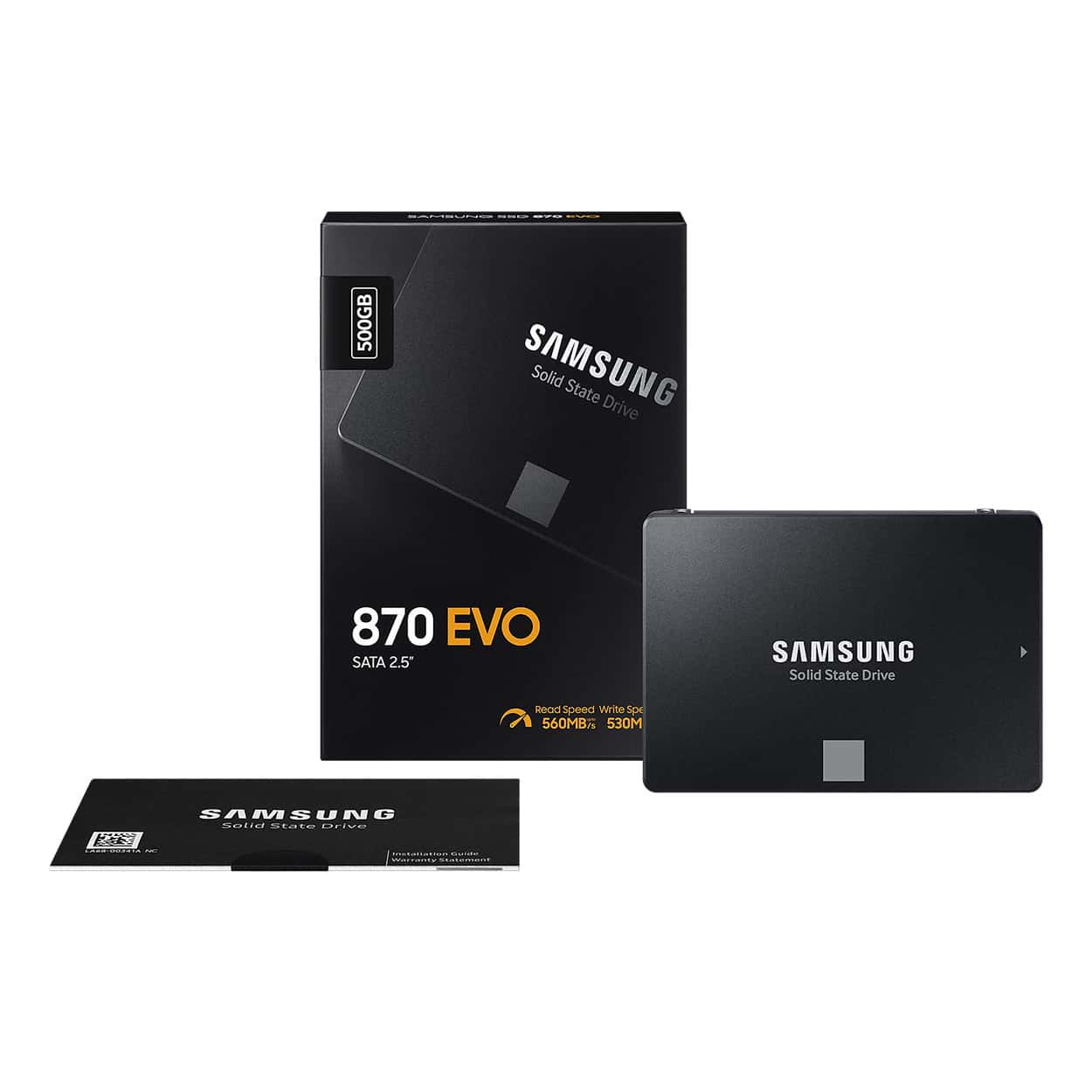 SAMSUNG 500GB 870 EVO SATA3 560/530MB/s SSD - Görsel 6