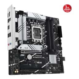 ASUS PRIME B760M-PLUS LGA1700 DDR5 7200 2x M2 USB3.2 AURA RGB 2.5Gbit LAN mATX - Küçük Görsel 3