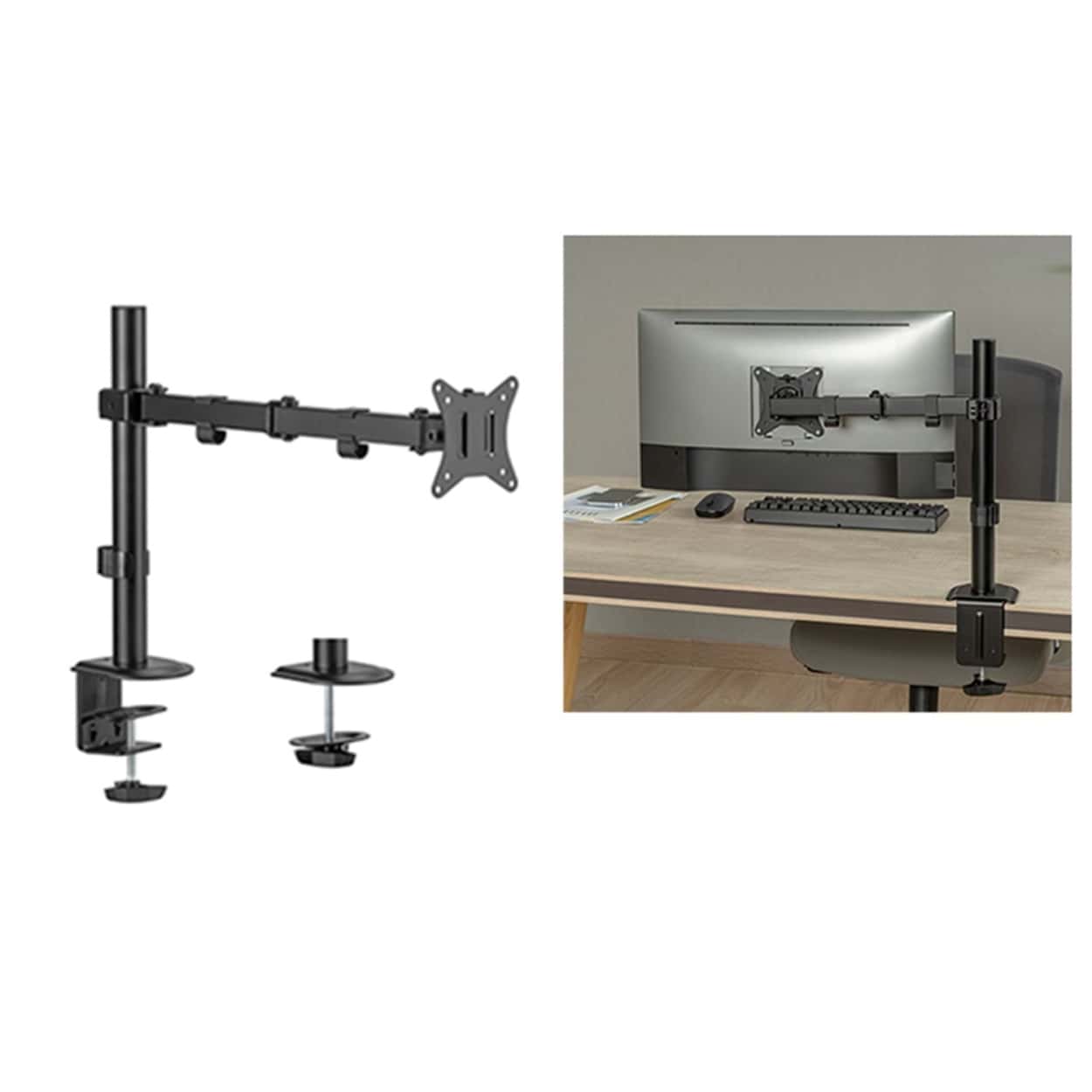 EVEREST MS-112 17''-32'' Lcd - Led Masa Üstü Monitör Standı Askı Aparatı - Görsel 1