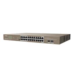 TENDA TEG1126P-24-410W 24GE PoE Port (370W), 2xCombo SFP Switch - Küçük Görsel 1
