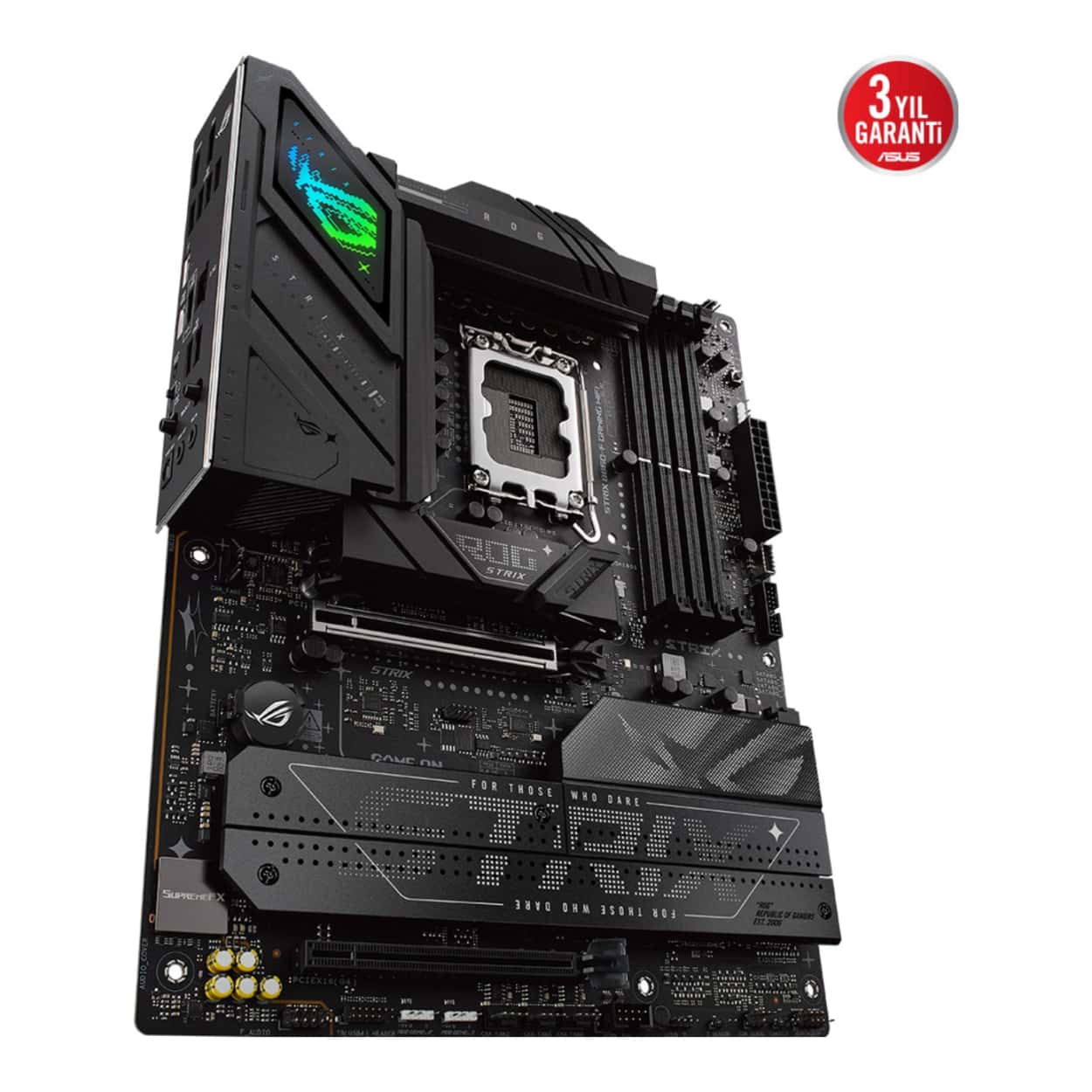 ASUS ROG STRIX B860-F GAMING WIFI LGA1851 DDR5 9066 WiFi 7+BT AURA RGB 2.5Gbit L - Görsel 5
