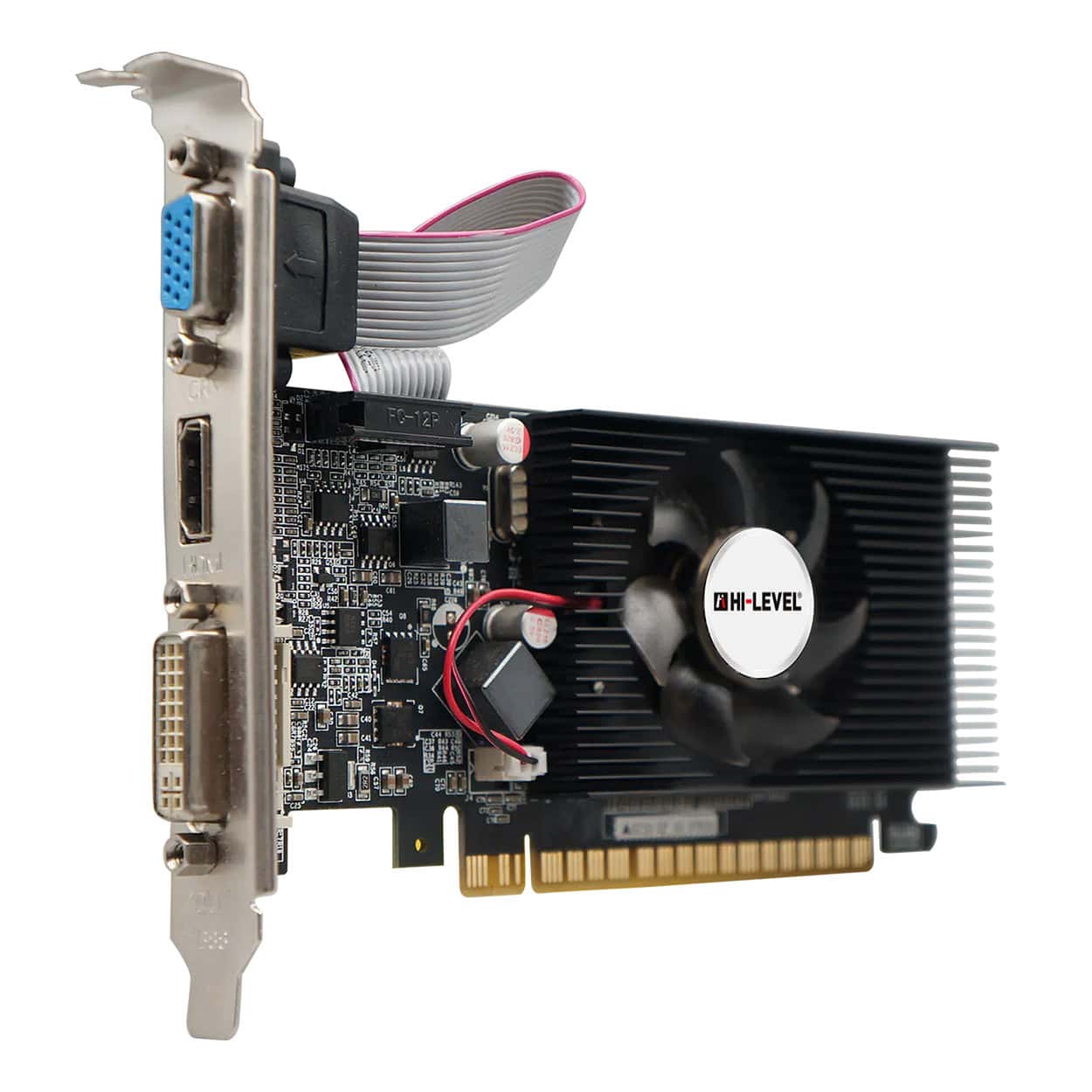 1 GB HI-LEVEL GEFORCE GT210 DDR3 64Bit Single Fan HDMI/DVI/VGA - Görsel 2