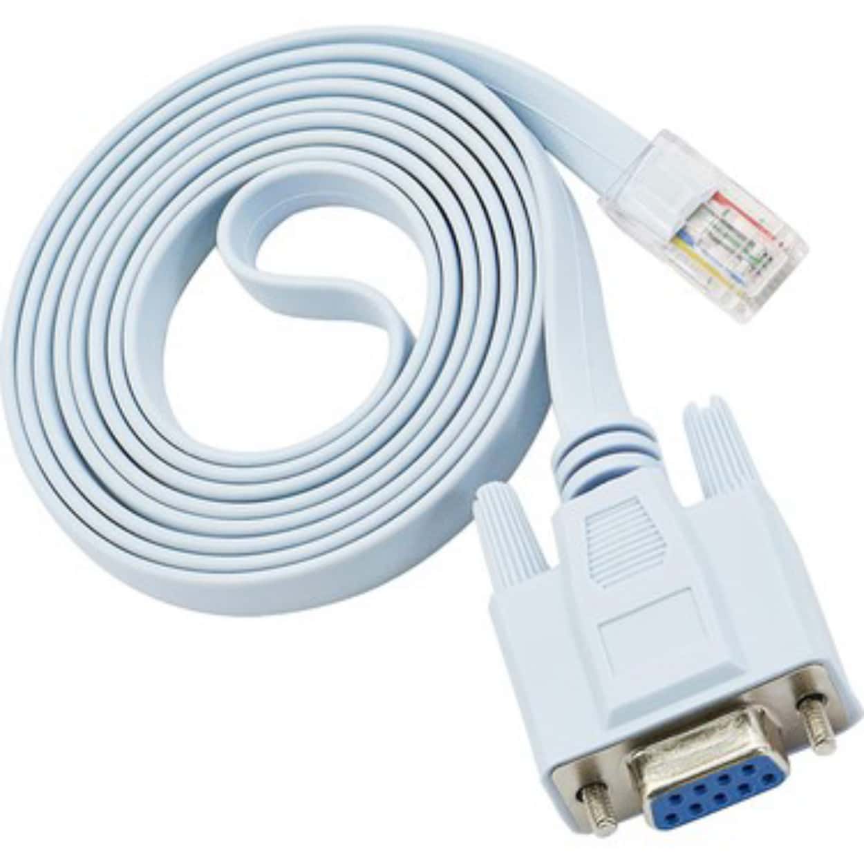 NETS Switch Console Cable, DB9 to RJ45, 1,5m - Görsel 1