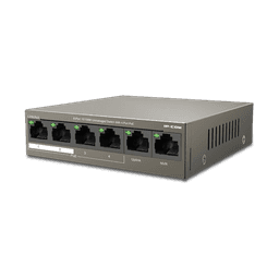 IP-COM F1106P-4-63W 4FE PoE Port (63W), 2FE Uplink Desktop Switch - Küçük Görsel 2