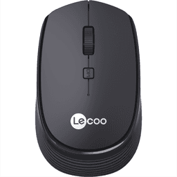 LECOO WS202 SİYAH USB KABLOSUZ MOUSE - Küçük Görsel 1