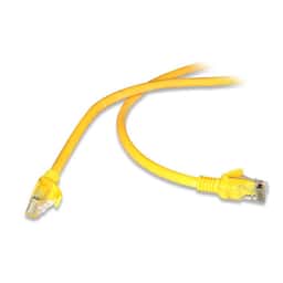 FLAXES 1M CAT6 UTP 24AWG PATCH NETWORK KABLOSU SARI (FNK-601S) - Küçük Görsel 1