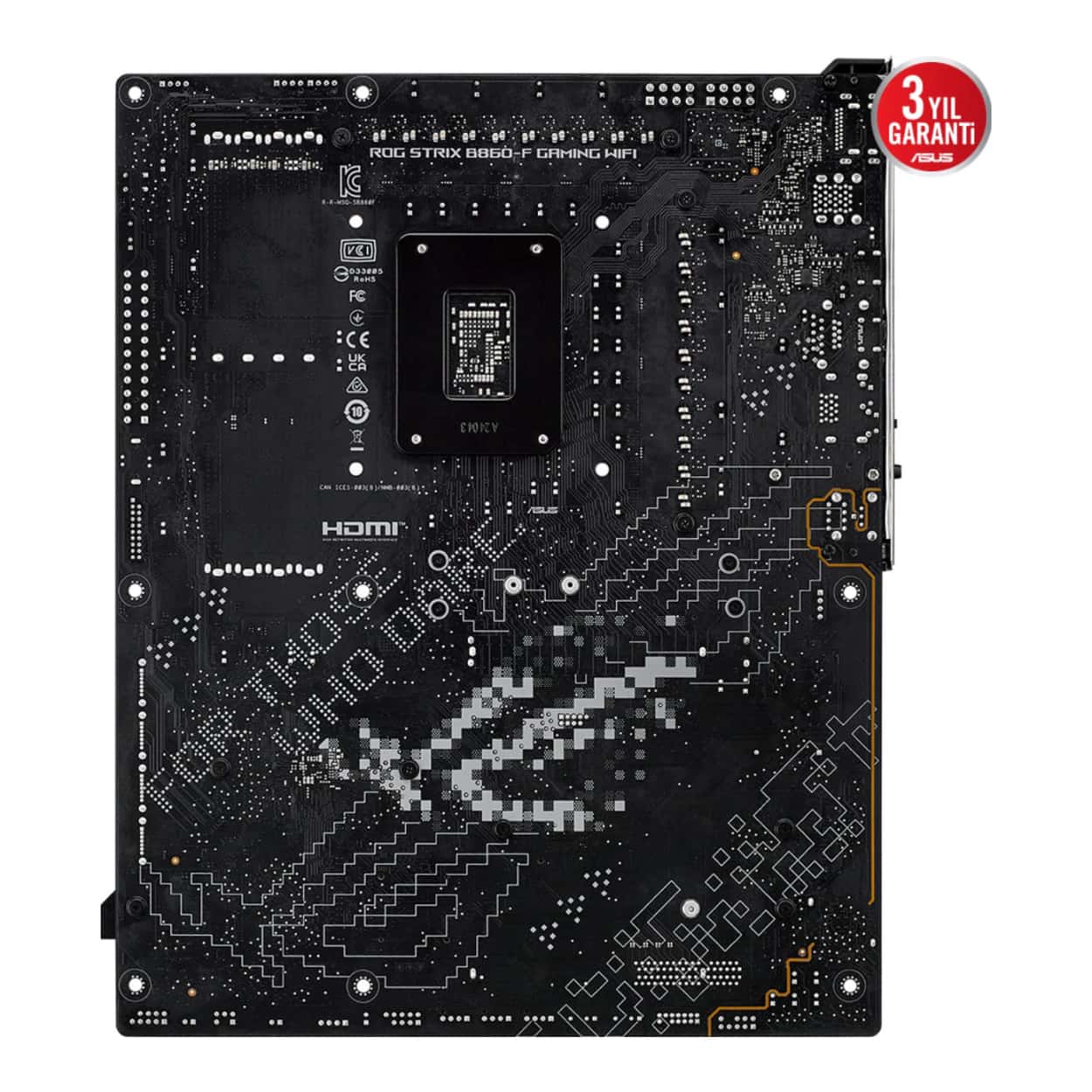 ASUS ROG STRIX B860-F GAMING WIFI LGA1851 DDR5 9066 WiFi 7+BT AURA RGB 2.5Gbit L - Görsel 9