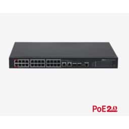 DAHUA PFS4226-24ET-240 24FE PoE Port (240W), 2xCombo SFP Yönetilebilir Swich - Küçük Görsel 1