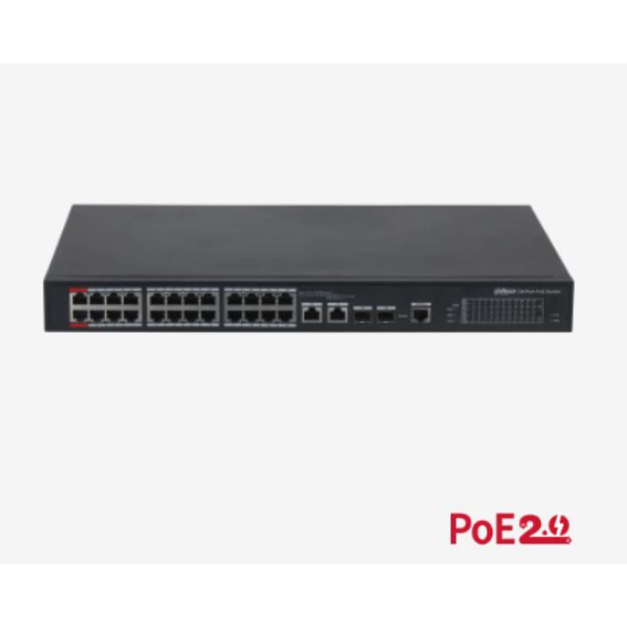 DAHUA PFS4226-24ET-240 24FE PoE Port (240W), 2xCombo SFP Yönetilebilir Swich - Görsel 1