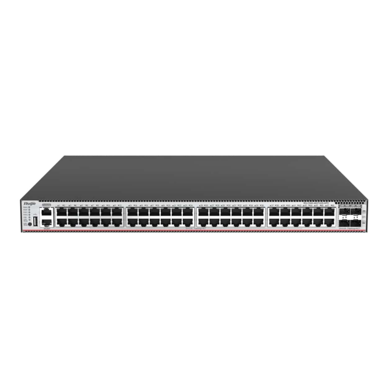 RUIJIE RG-CS85-48GT4XS-HPD 48GE RJ45, Max PoE 1440W, 4X10G SFP L-3 Yönetilebilir - Görsel 2