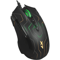 A4 TECH X89 SİYAH-LABİRENT OPTİK GAMER MOUSE 2400 - Küçük Görsel 1