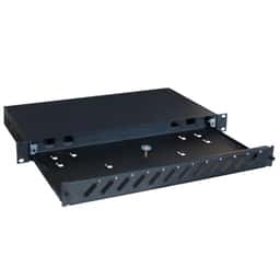 HCS Datalight, SC F.O Patch Panel Modülü 1U 12 Port Boş Siyah Dupleks - Küçük Görsel 1