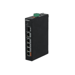 DAHUA PFS3106-4ET-60 4FE PoE Port (60W), 1GE Uplink,1xSFP Endüstriyel Switch - Küçük Görsel 1