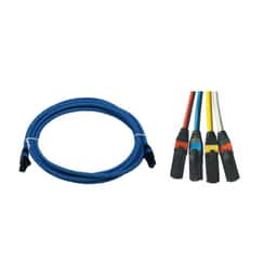 ERAT UTP CAT6  0,50m 4x2x24# LS0H Patch Cord Mavi - Küçük Görsel 1
