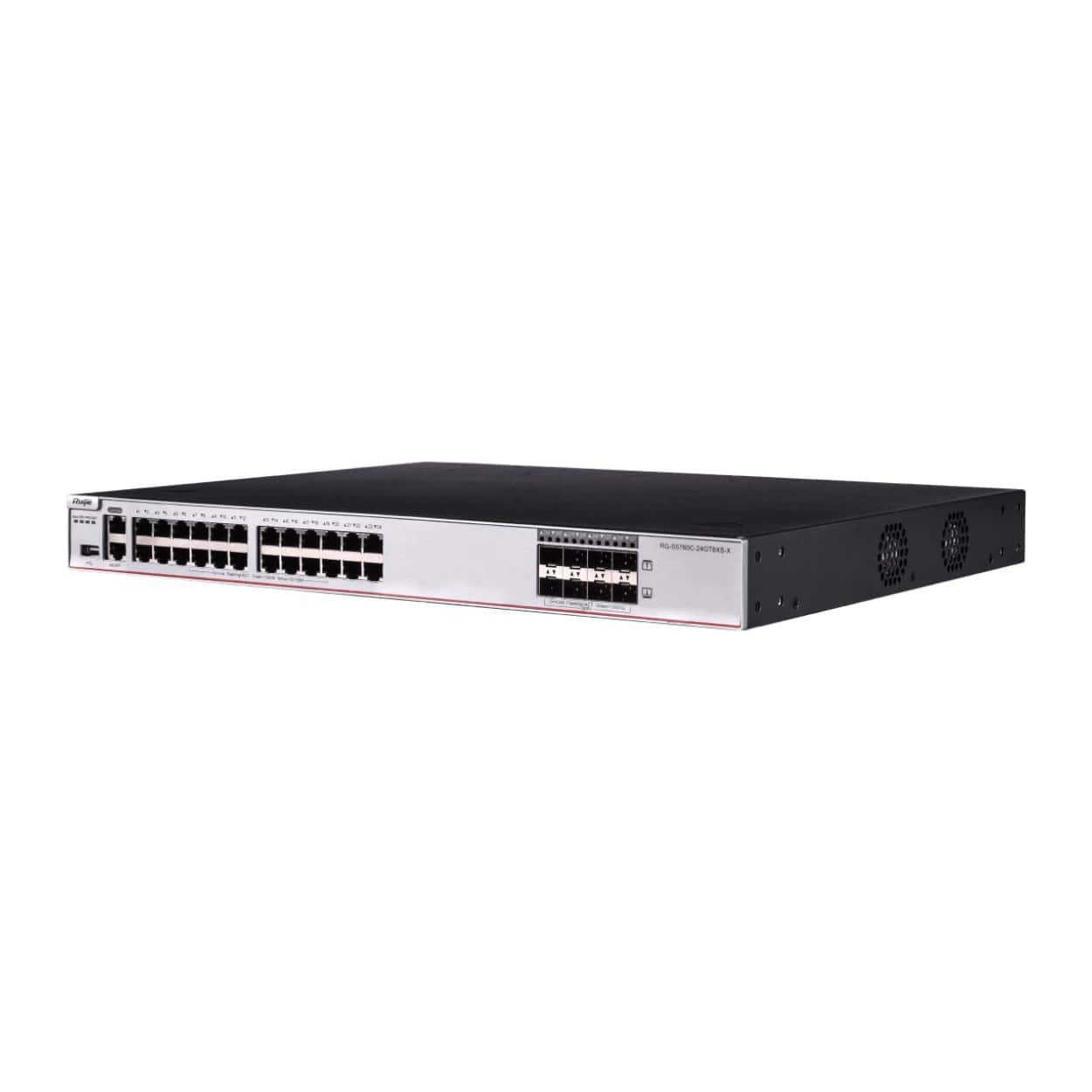 RUIJIE RG-S5760C-24GT8XS-X 24-Port 1GE RJ45 8X10G SFP L-3 Yönetilebilir Switch - Görsel 1