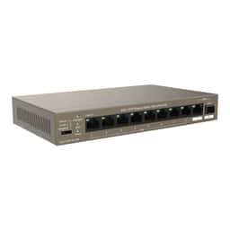 TENDA TEG1110PF-8-102W 8GE PoE Port (102W), 1xCombo Uplink Desktop Switch - Küçük Görsel 2
