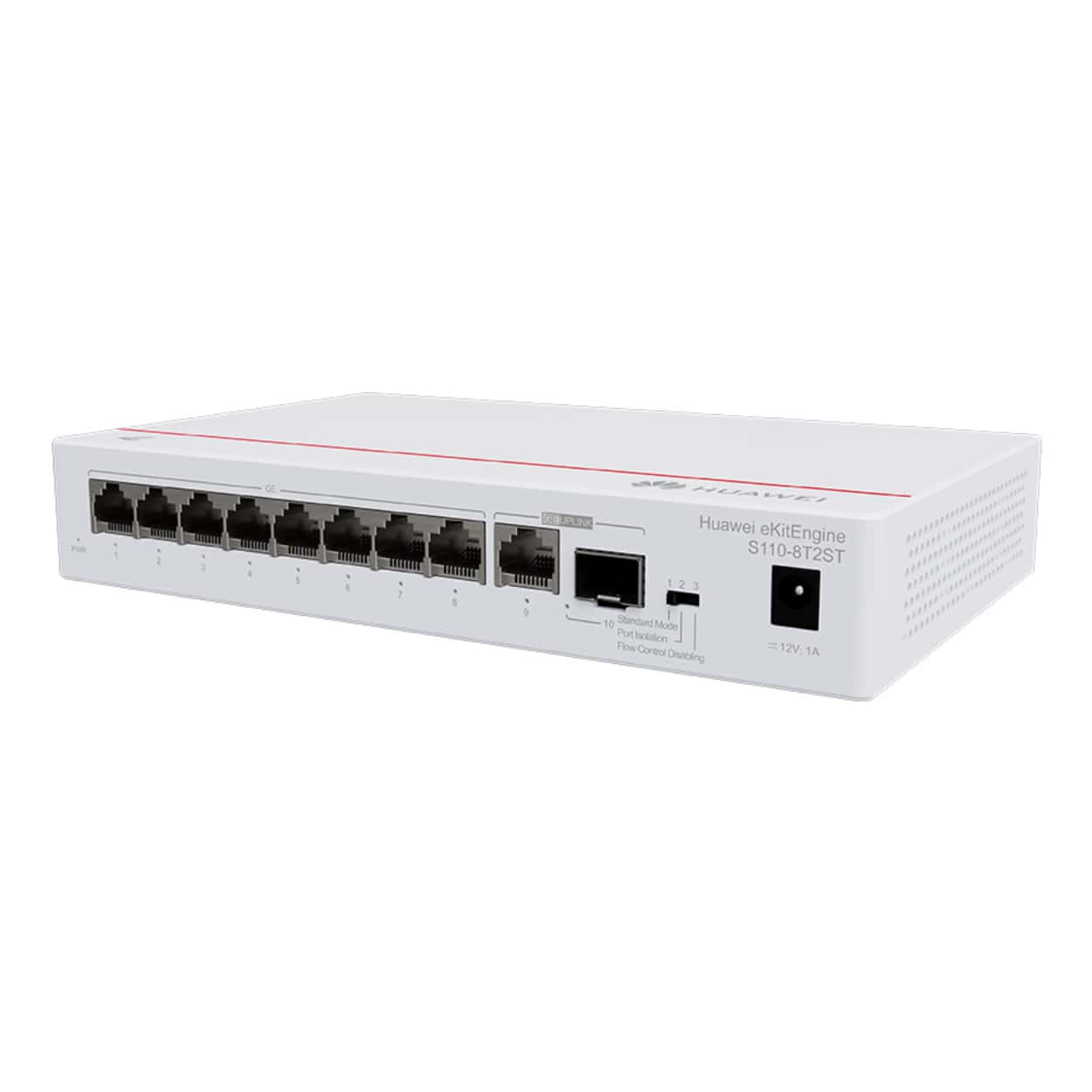 HUAWEI eKitEngine S110-8T2ST 8GE Port, 1GE Uplink, 1xSFP Switch - Görsel 2