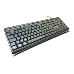 EVEREST KB-741F Siyah/Gri USB 2M Bakır Kablolu Türkçe F Klavye - Küçük Görsel 3