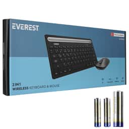 EVEREST KM-BT803 Siyah 3 in 1 BT 5.0+3.0+2.4Ghz 1600dpi Q Multimedia Kablosuz - Küçük Görsel 7
