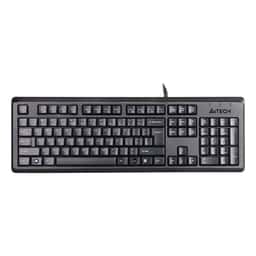 A4 TECH Fonksiyonel Kablolu Klavye USB, Q Klavye, Siyah (KR-92) - Küçük Görsel 1